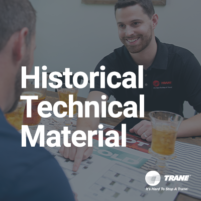Trane Historical Technical Material